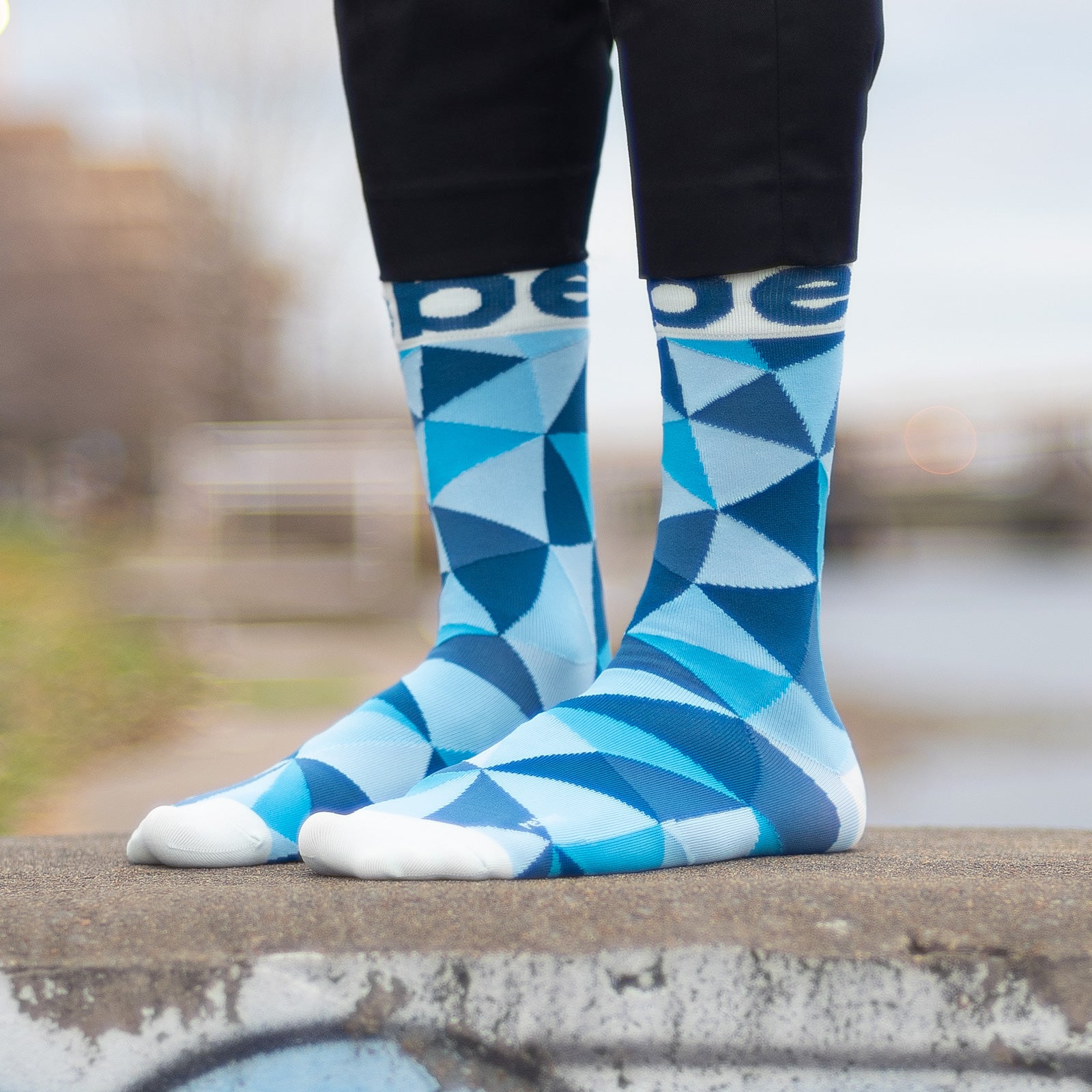 Rebel Fashion's Dress Blue Socks