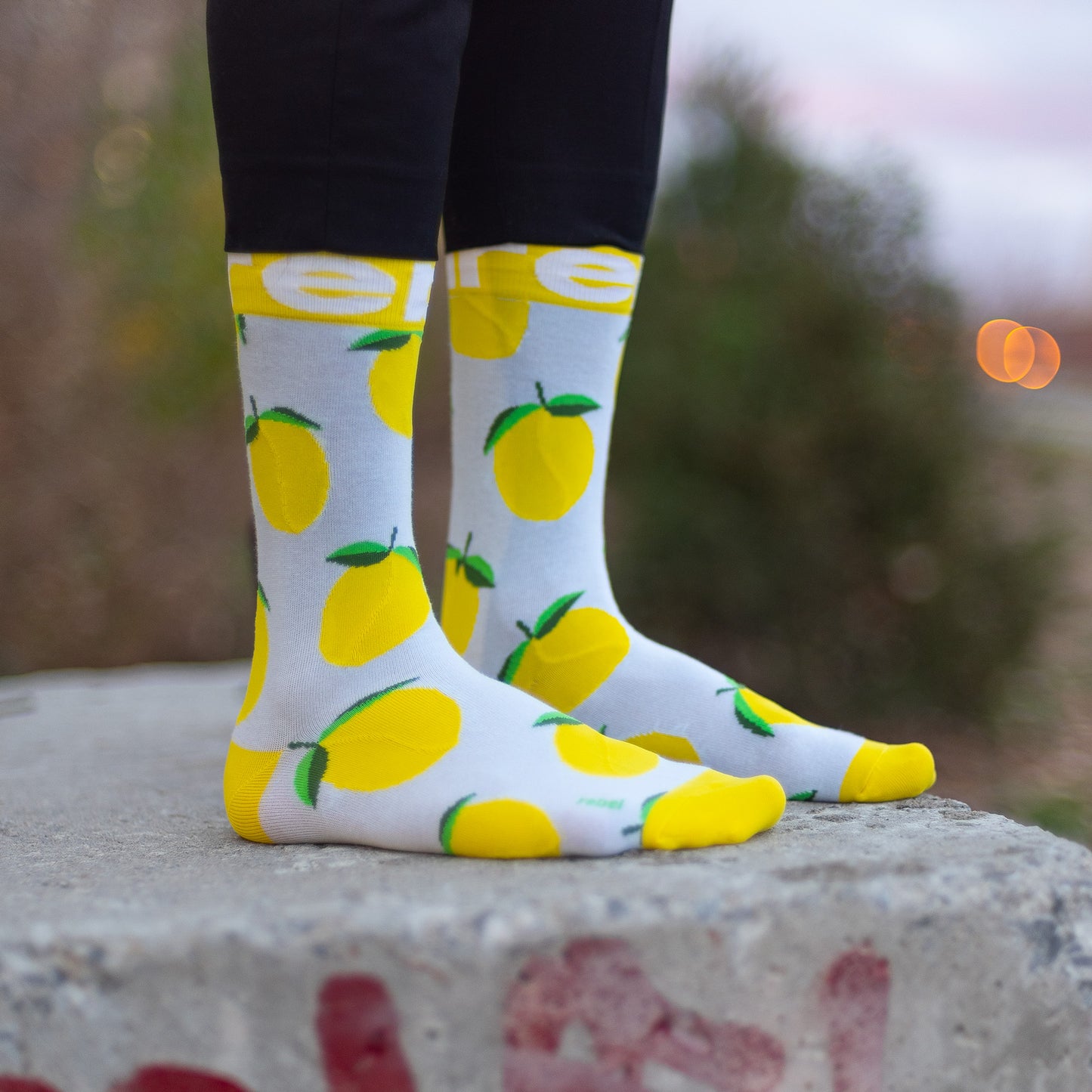 Rebel Fashion's Funky Lemon Socks