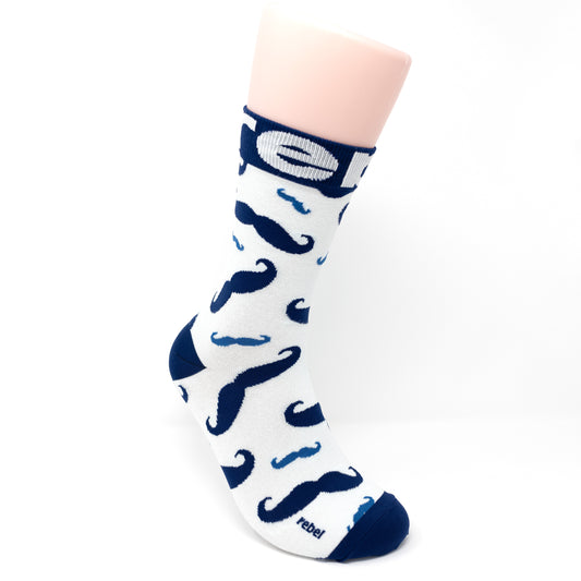 Featuring a playful moustache design, these socks are perfect for anyone who loves quirky and fun footwear.