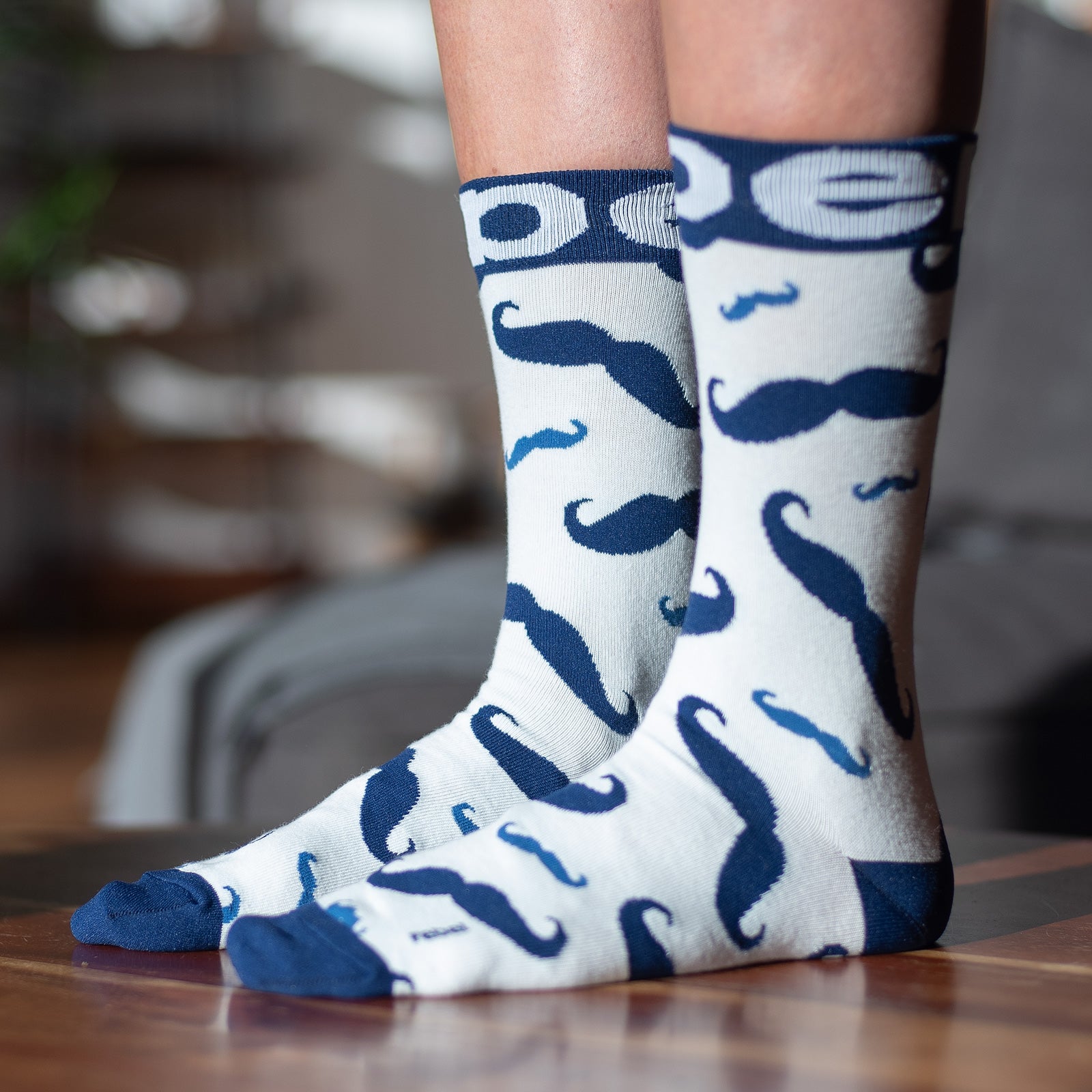 Rebel Fashion's Funky Stache Socks