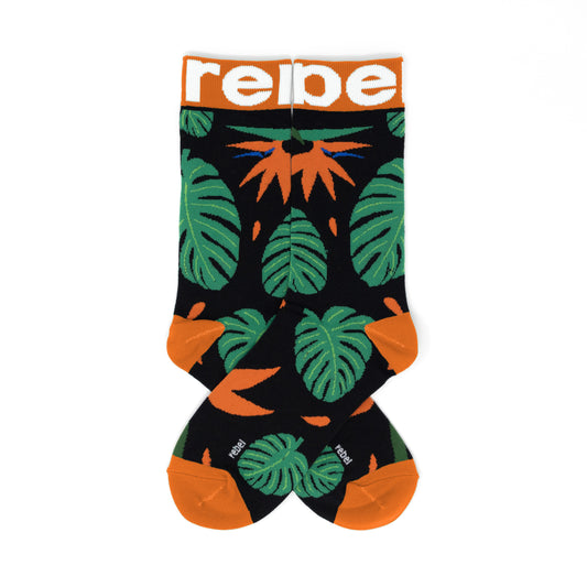 Our funky socks are crafted from a high-quality blend of cotton, nylon, and spandex, ensuring comfort and durability.