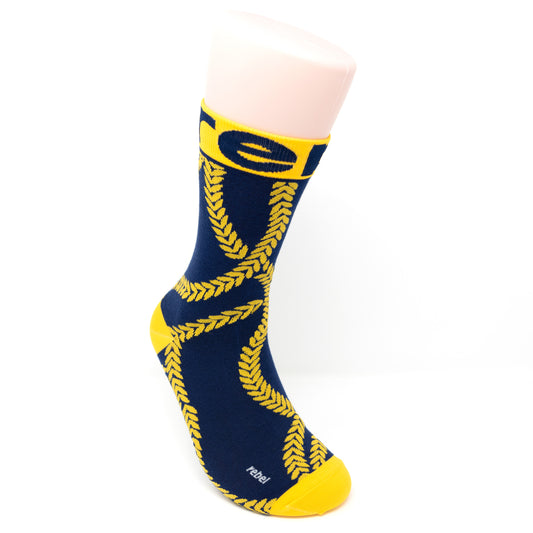 Featuring a bold and eye-catching design inspired by gold chains, these socks are perfect for anyone who loves to make a statement with their footwear.