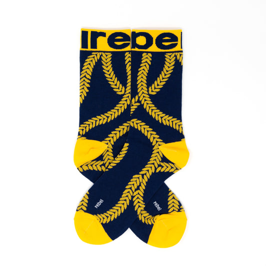 Crafted from a high-quality blend of cotton, nylon, and spandex, our funky socks are both comfortable and durable.