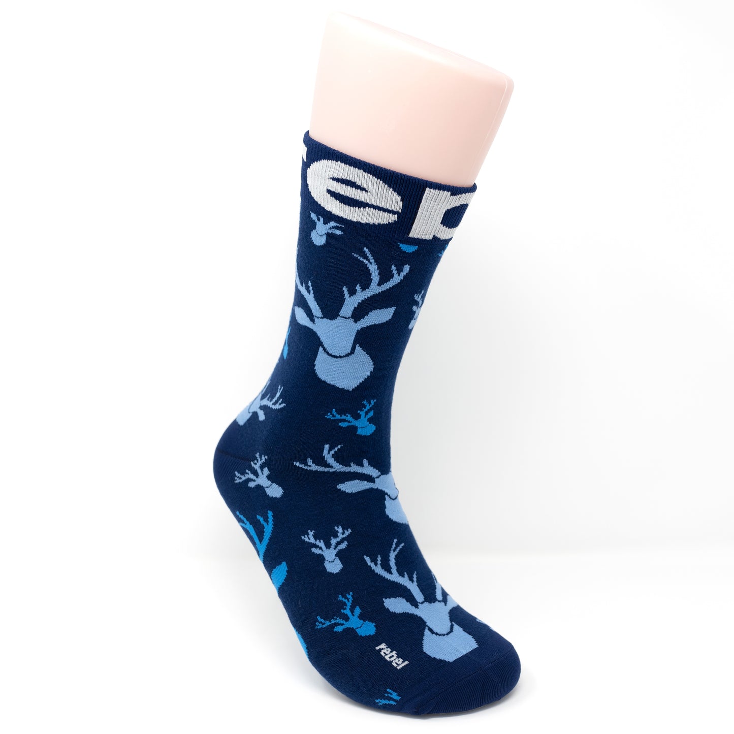 Rebel Fashion's Funky Blue Deer Socks