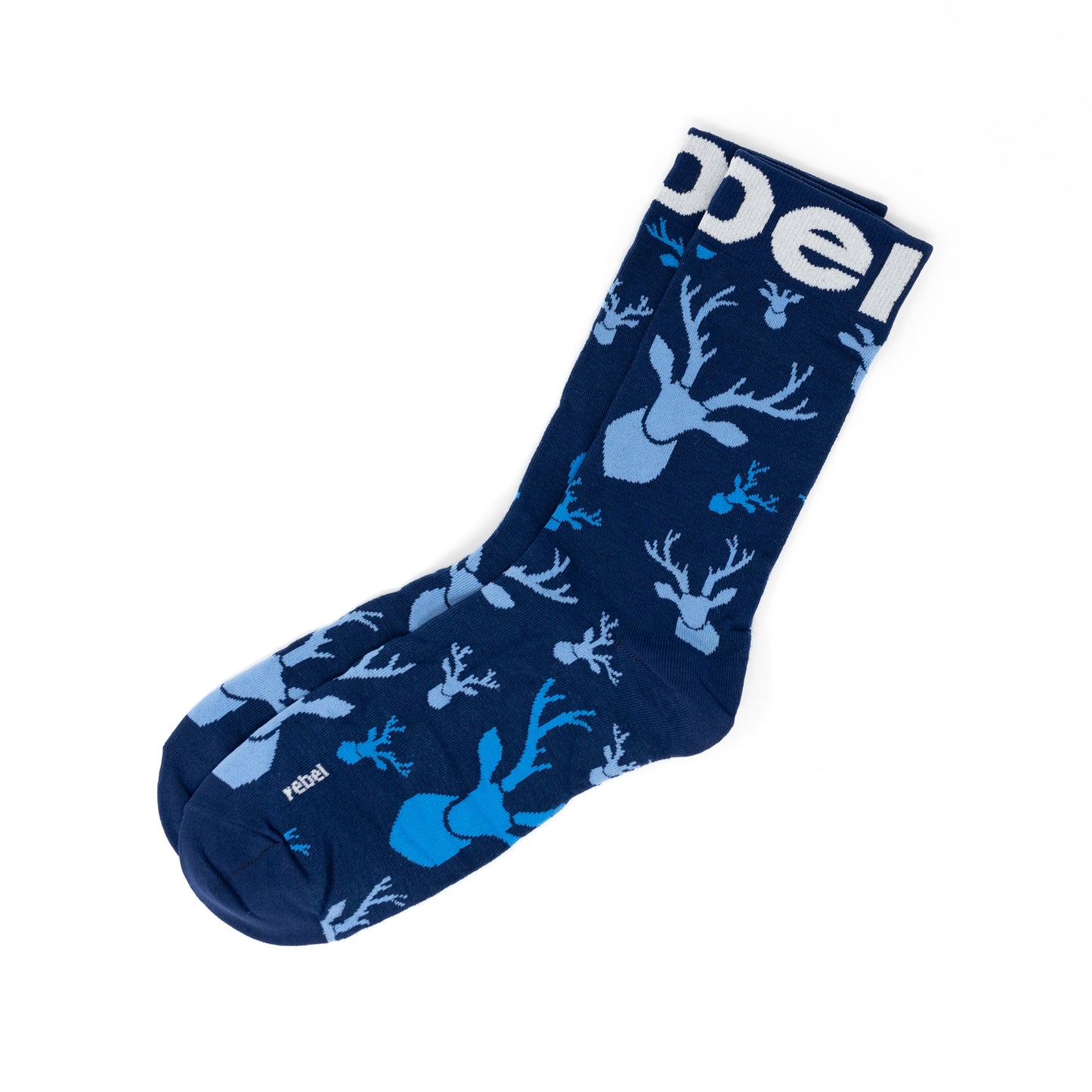 Our Blue Deer Socks are the perfect addition to any wardrobe, whether you're dressing up or dressing down.