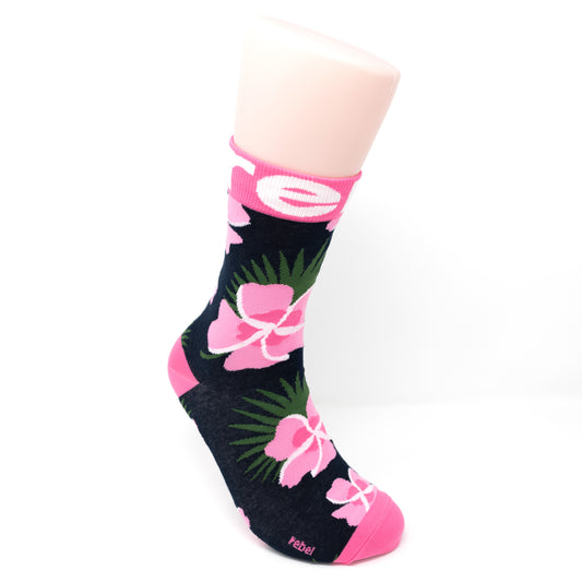 Featuring a vibrant and tropical design, these socks are perfect for anyone who loves bold and stylish footwear.