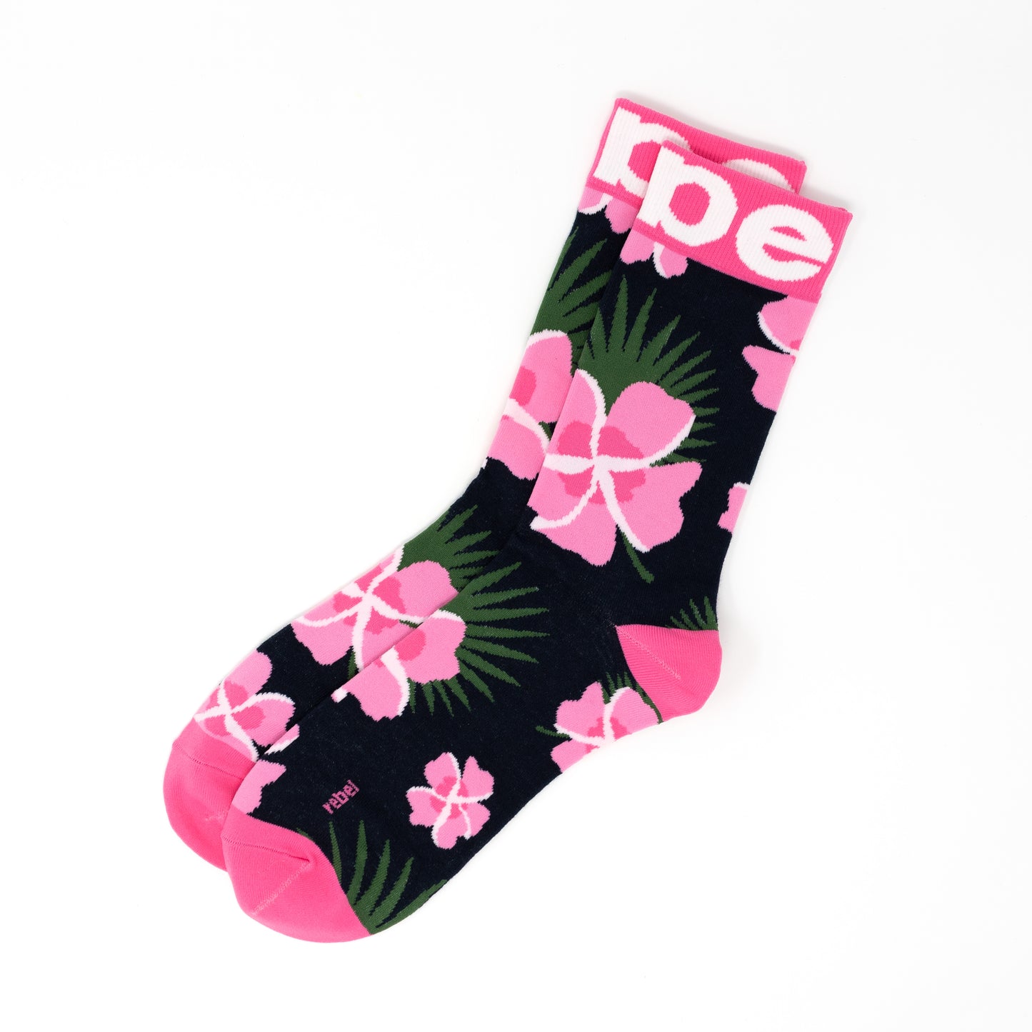Our Tropical Flower Socks are the perfect addition to any wardrobe, whether you're dressing up or dressing down.